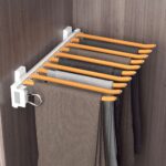 ⁦شماعة بناطيل جانبية Slim Side-Mounted Pants Organizer⁩ - الصورة ⁦4⁩