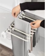 ⁦شماعة بناطيل جانبية Slim Side-Mounted Pants Organizer⁩ - الصورة ⁦5⁩