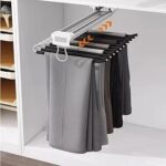 ⁦شماعة بناطيل جانبية Slim Side-Mounted Pants Organizer⁩ - الصورة ⁦8⁩